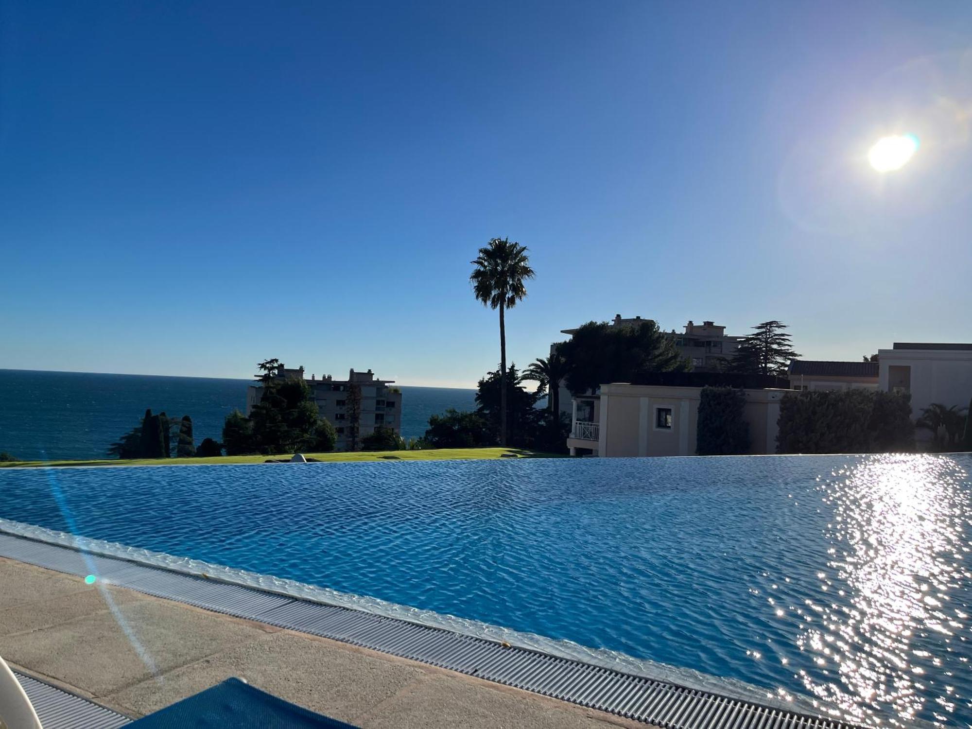 Superbe Appartement Une Chambre Vue Mer Piscine Tennis Cannes Kültér fotó