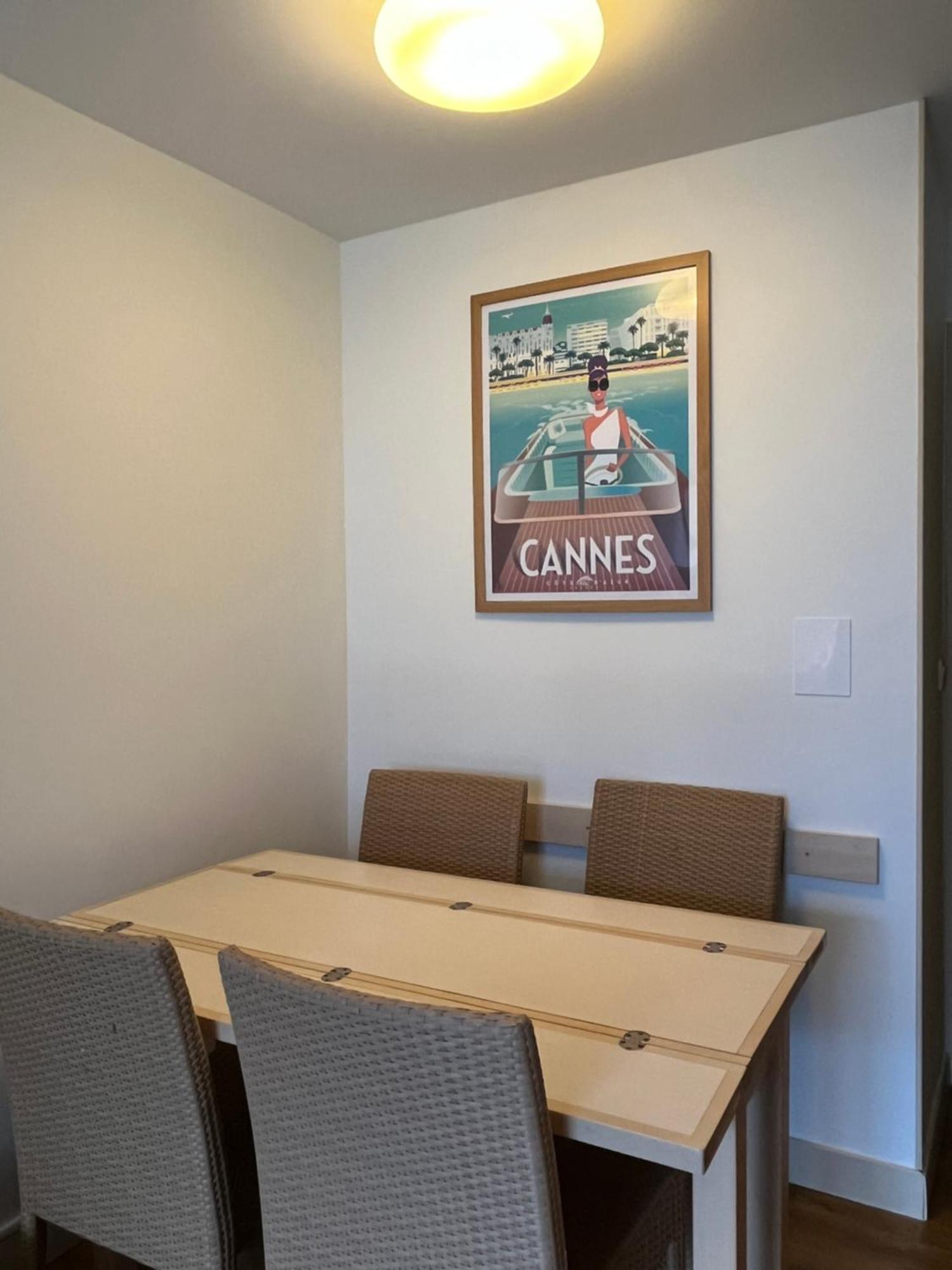 Superbe Appartement Une Chambre Vue Mer Piscine Tennis Cannes Kültér fotó